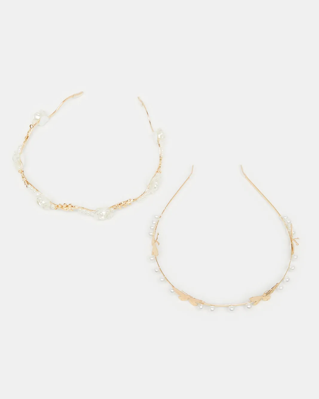 Women Gold Embellished Headband Set (2 Piece) sold by Redtag