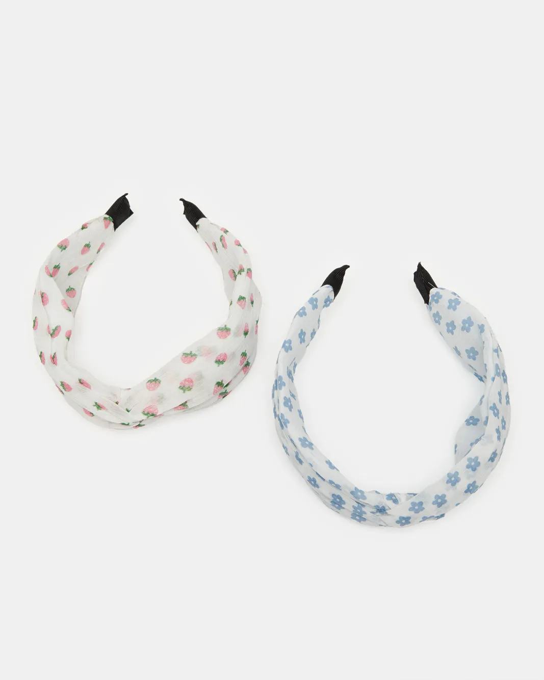 Women White Printed Headband Set (2 Piece) sold by Redtag