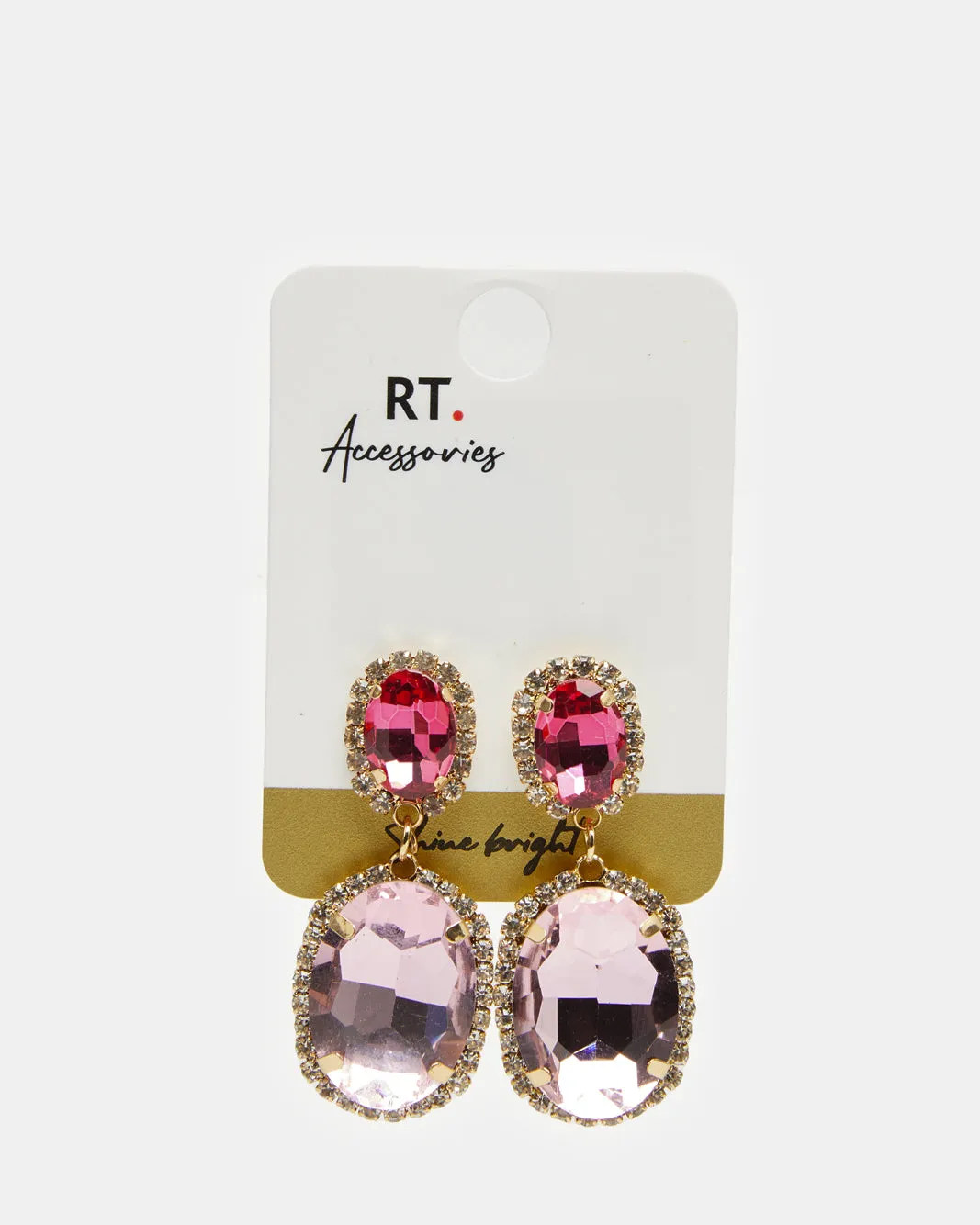 Women Multicolour Embellished Earrings sold by Redtag