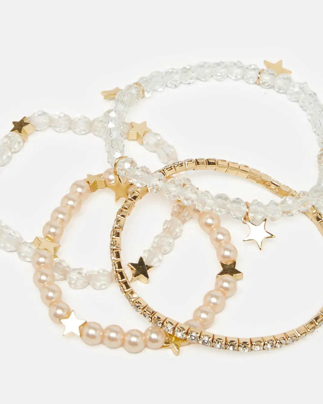 Women Gold Embellished bracelets (4 Piece) sold by Redtag product image thumbnail 3