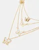 Women Gold Embellished Necklace sold by Redtag