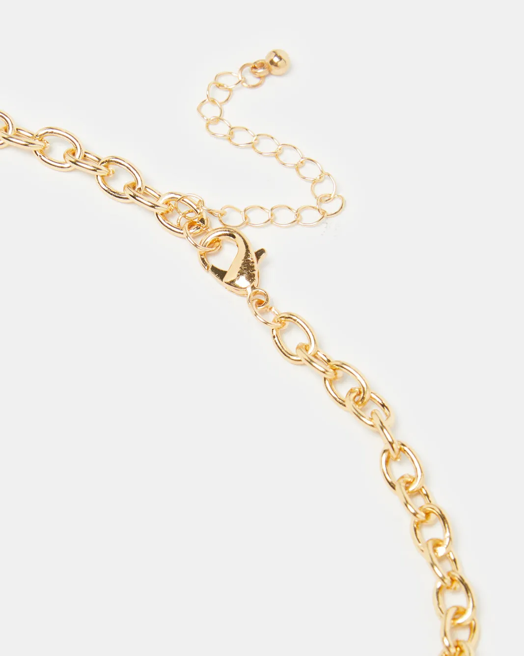 Women Gold Embellished Necklace sold by Redtag product image thumbnail 3
