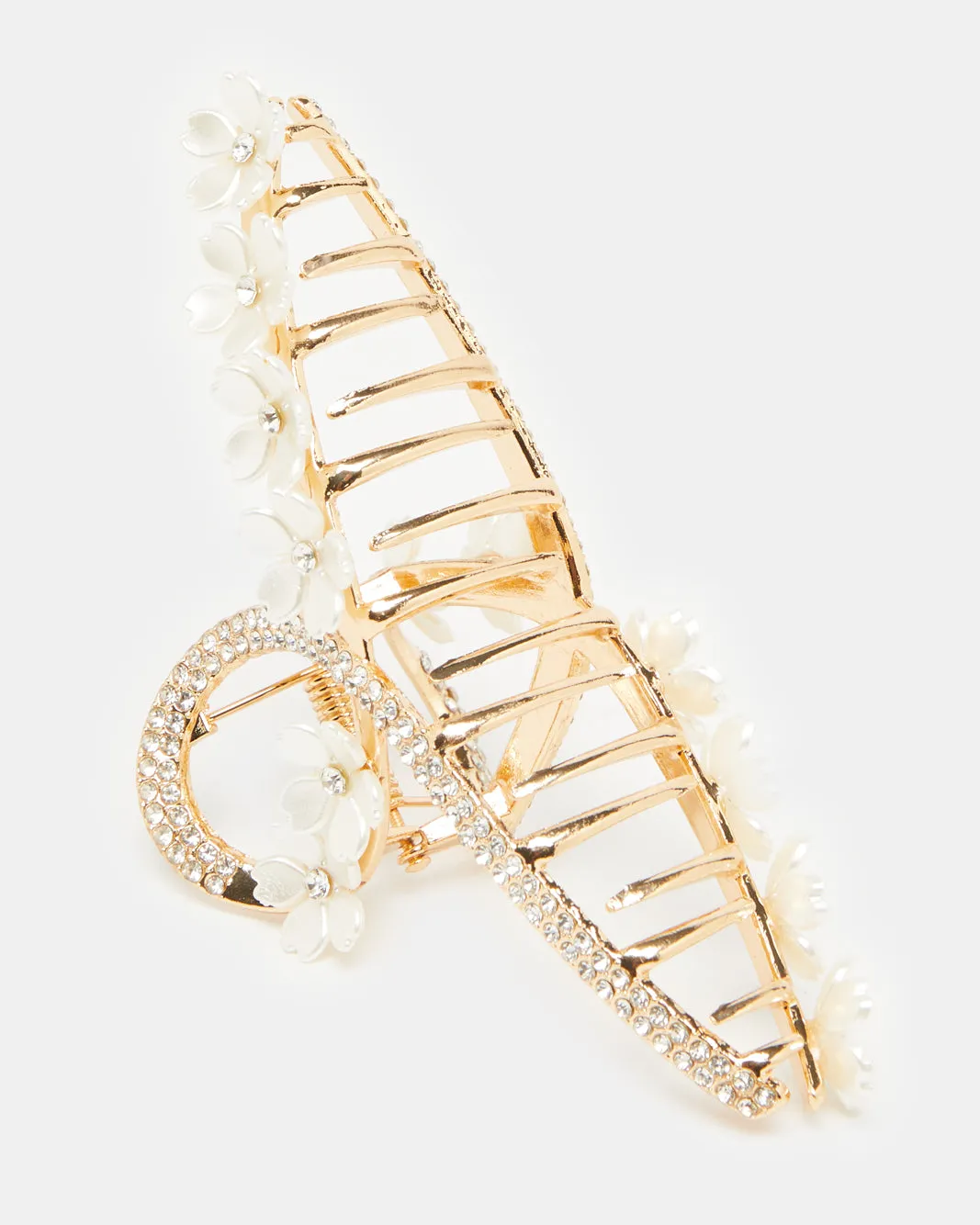 Women Gold Embellished Hair Clip sold by Redtag product image thumbnail 3