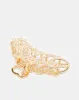 Women Gold Embellished Hair Clip sold by Redtag