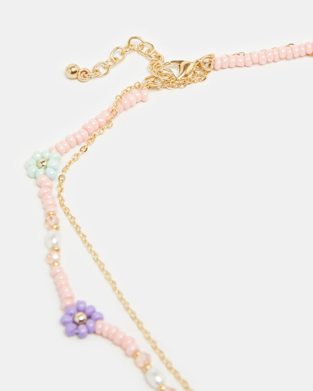 Girls Gold-Pearl Embellished Necklace& Bracelets Set (5 Piece) sold by Redtag product image thumbnail 3