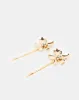 Women Gold Embellished Hair Clip Set (2 Piece) sold by Redtag