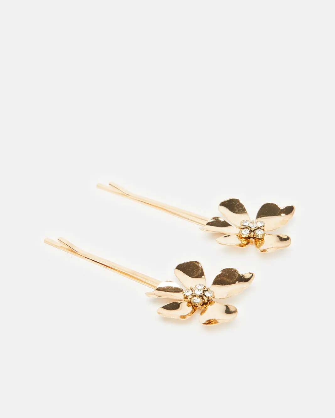 Women Gold Embellished Hair Clip Set (2 Piece) sold by Redtag product image thumbnail 2