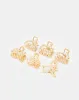 Women Gold Embellished Hair Clip Set (6 Piece) sold by Redtag