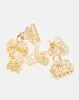 Women Gold Embellished Hair Clip Set (6 Piece) sold by Redtag