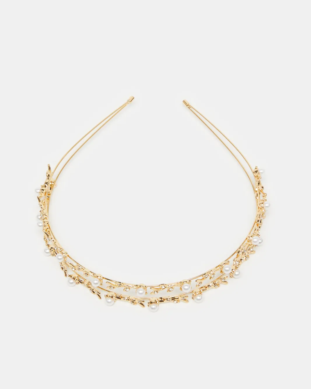 Women Gold Embellished Headband sold by Redtag