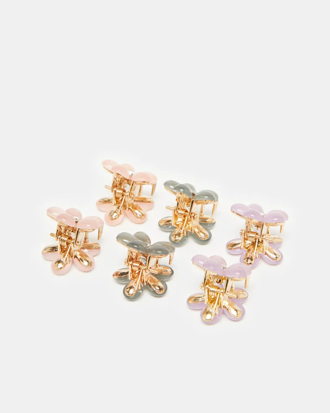 Girls Assorted Embellished Hair Claw Set (6 Piece) sold by Redtag product image thumbnail 2