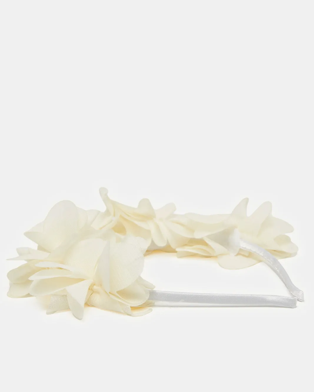 Girls Cream Floral Embellished Headband sold by Redtag product image thumbnail 3
