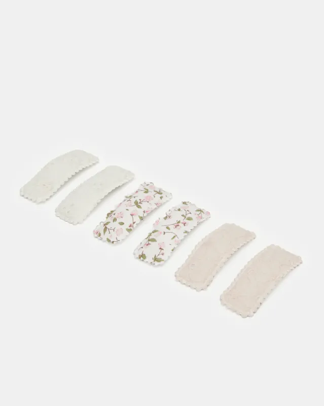Women Assorted Hair Clip Set (6 Piece) sold by Redtag