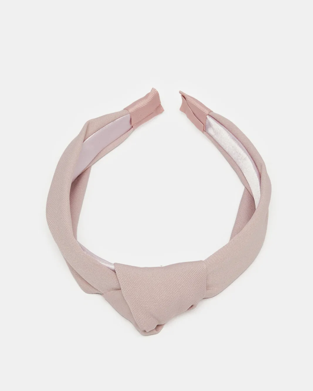 Women Pink Solid Headband sold by Redtag