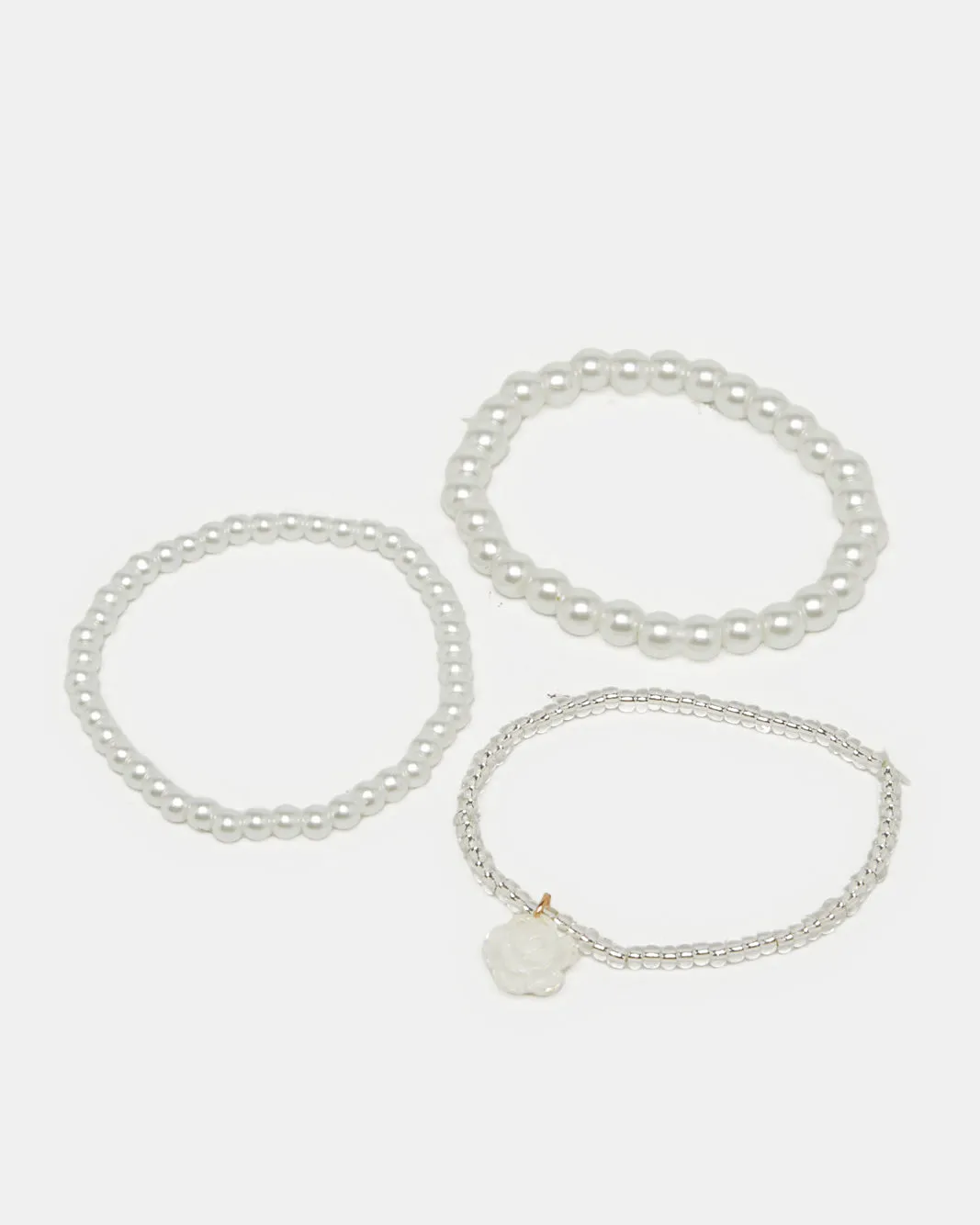 Girls Cream And White Hair Accessories Set (4 Piece) sold by Redtag product image thumbnail 4