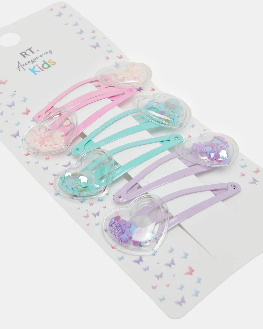 Girls Assorted Embellished Hair Clips Set (Pack of 6) sold by Redtag product image thumbnail 3