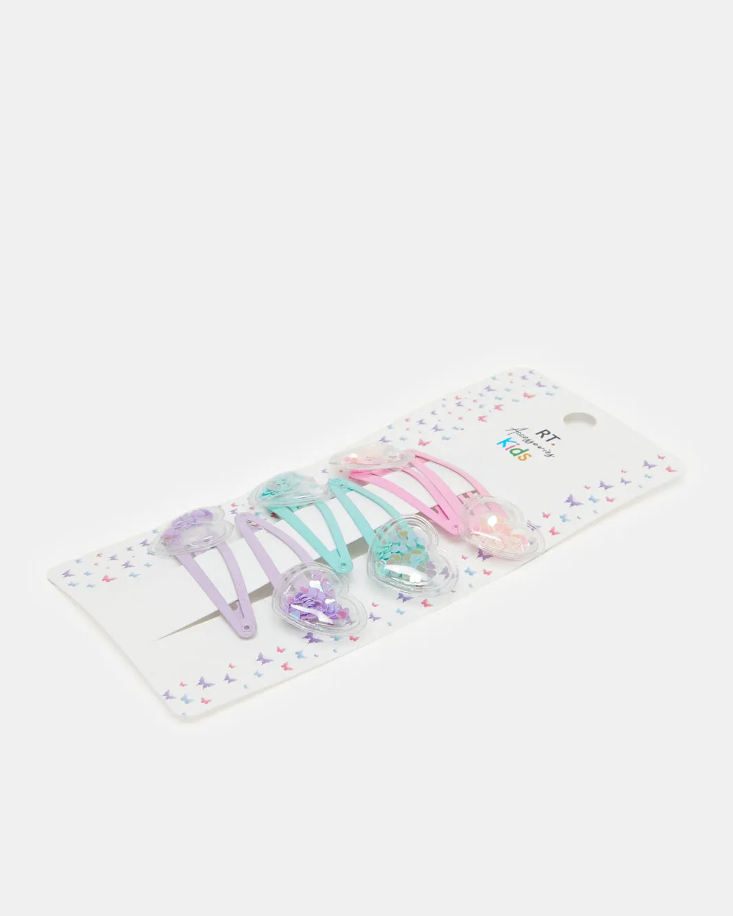 Girls Assorted Embellished Hair Clips Set (Pack of 6) sold by Redtag product image thumbnail 2