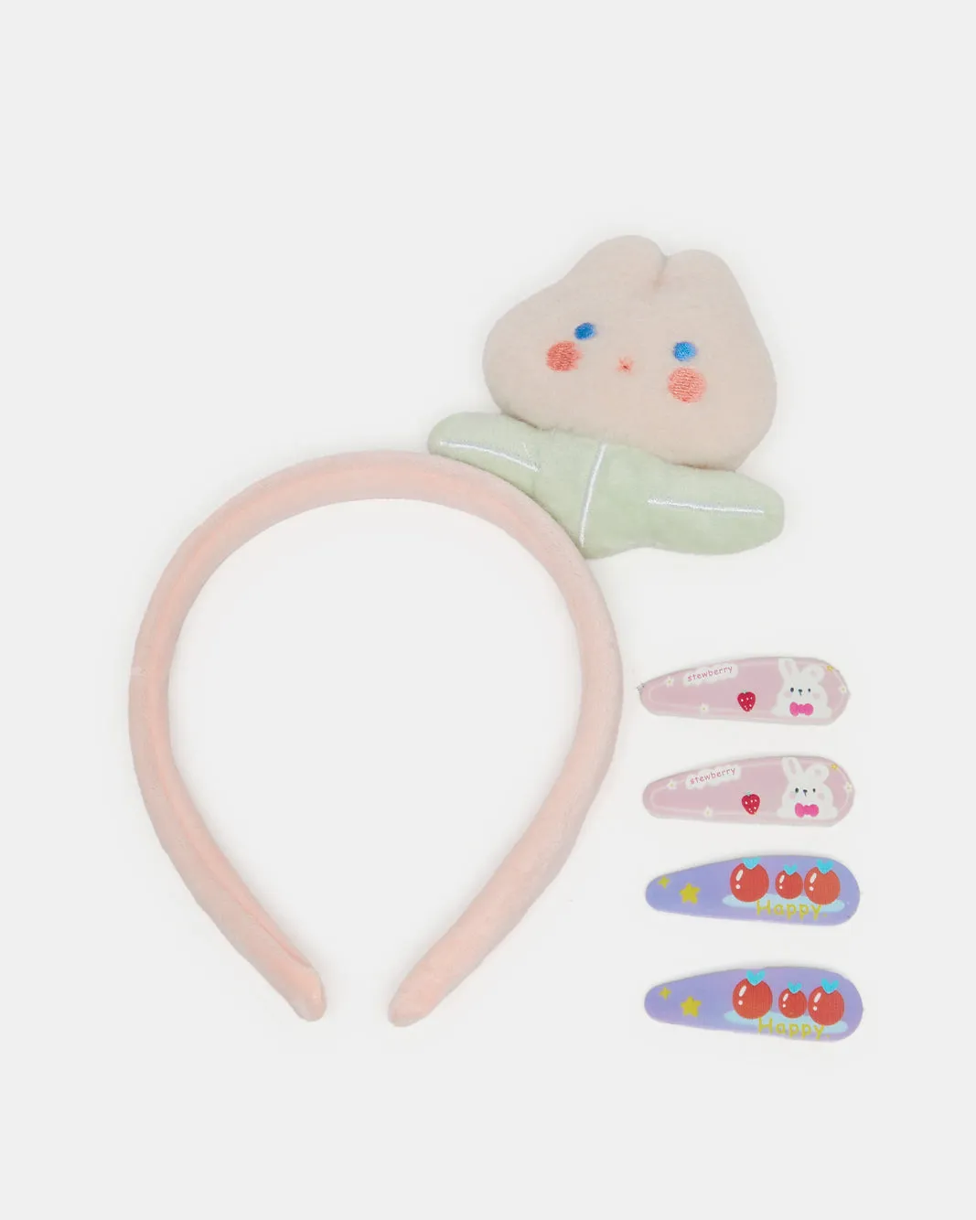 Girls Assorted Headband And Hair Clip Set (5 Piece) sold by Redtag