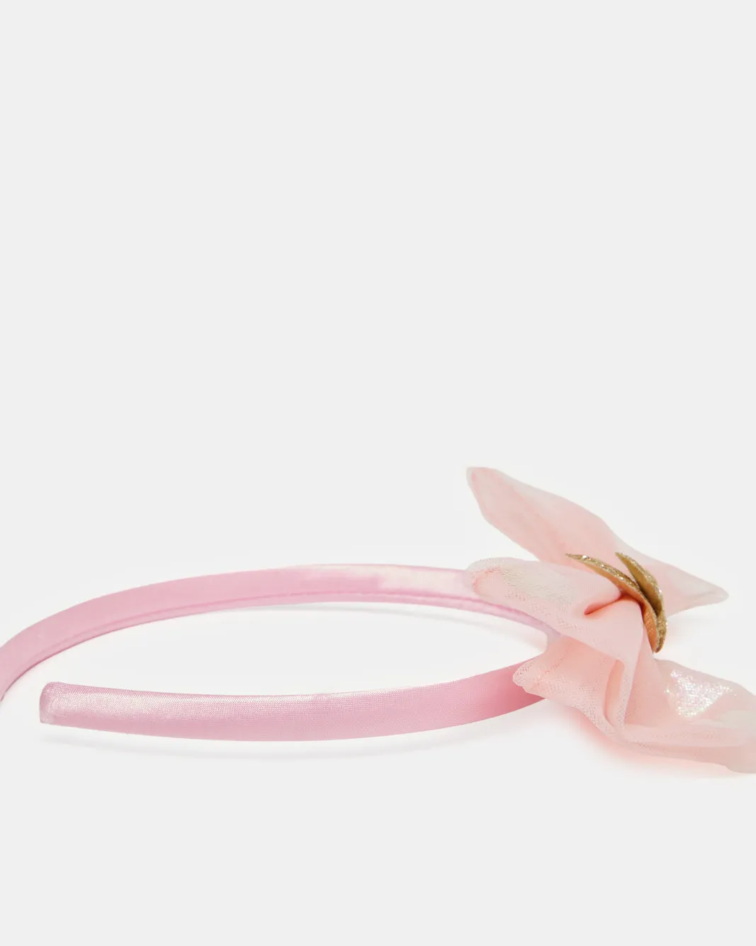 Girls Pink And White Embellished Headband Set (Pack of 2) sold by Redtag product image thumbnail 5