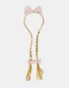 Girls Pink Headband With Synthetic Hair sold by Redtag