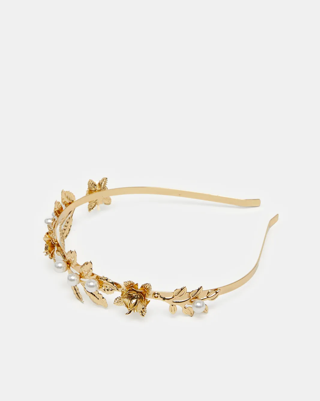 Girls Gold Embellished Headband sold by Redtag product image thumbnail 2