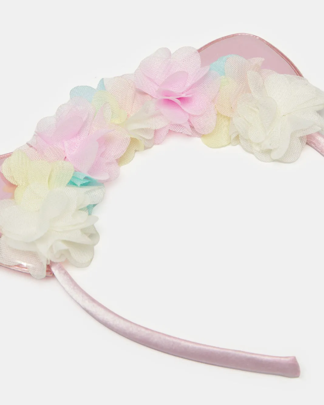 Girls Pink Floral Embellished Headband sold by Redtag product image thumbnail 3