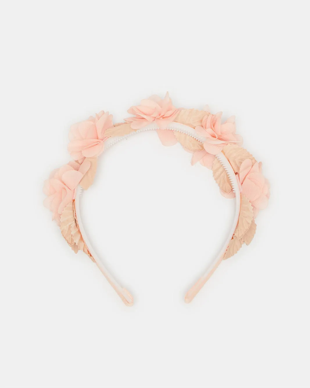Girls Pink Floral Headband sold by Redtag