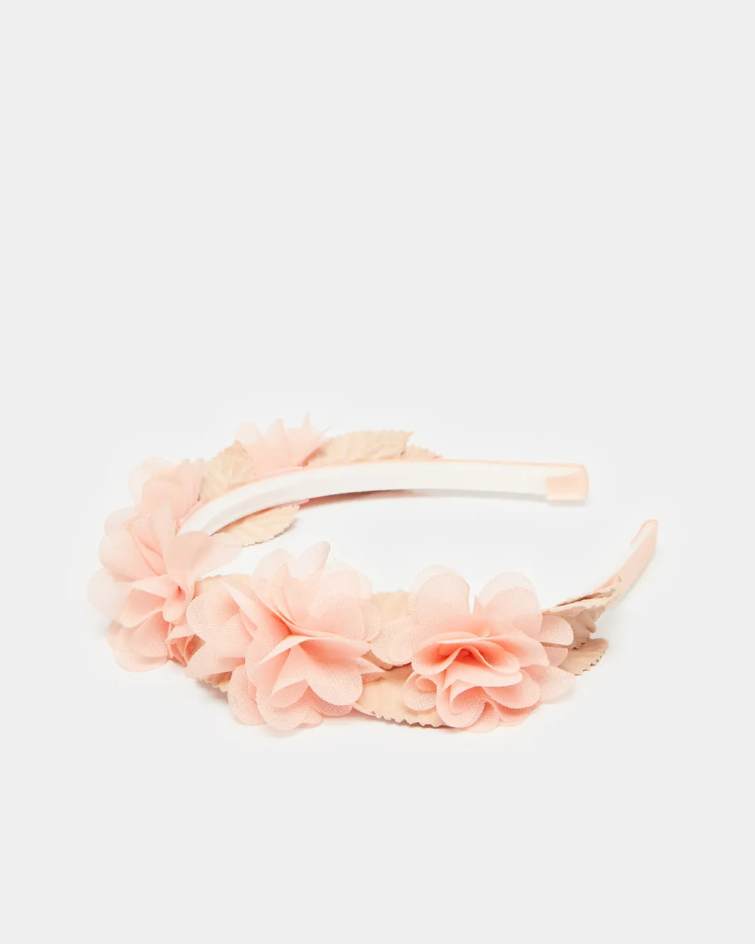 Girls Pink Floral Headband sold by Redtag product image thumbnail 2