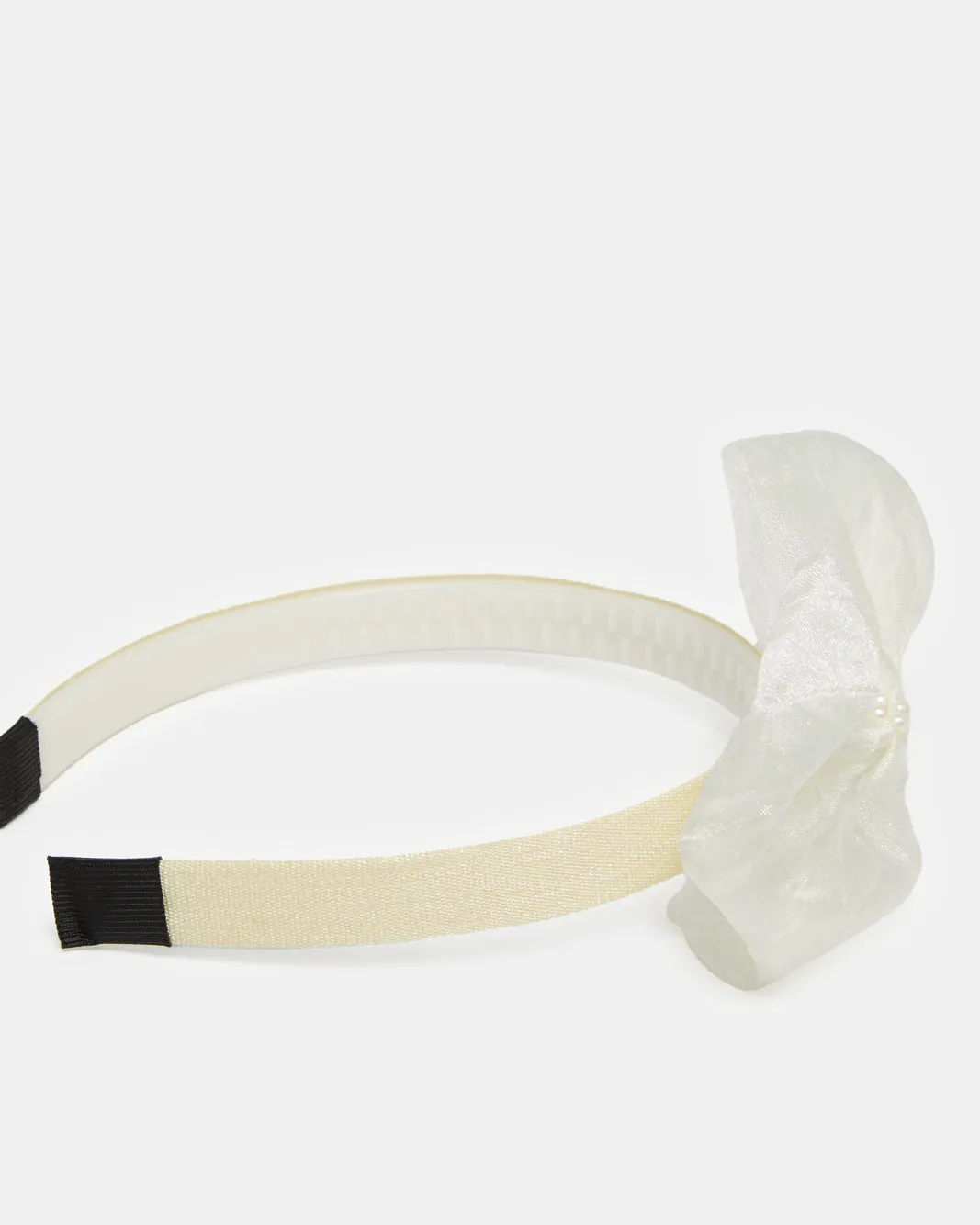 Girls Beige And Pink Embellished Headband Set (Pack of 2) sold by Redtag product image thumbnail 5