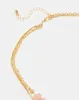 Women Gold Embellished Necklace (2 Piece) sold by Redtag