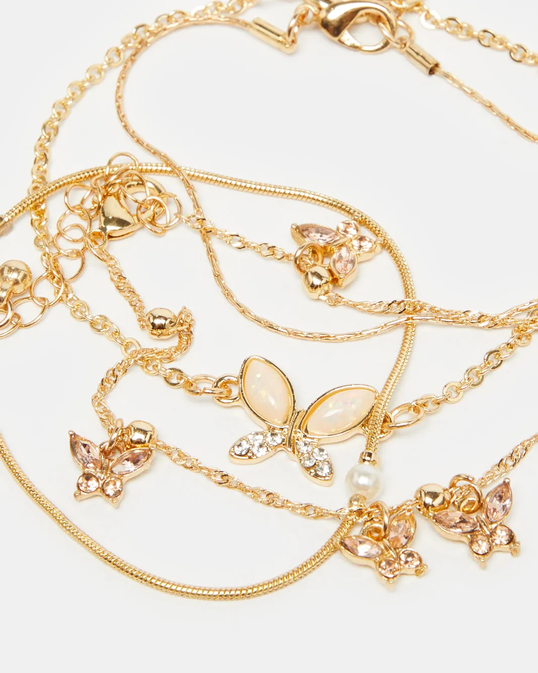 Women Gold Embellished Bracelets Set Of (4 Piece) sold by Redtag product image thumbnail 3