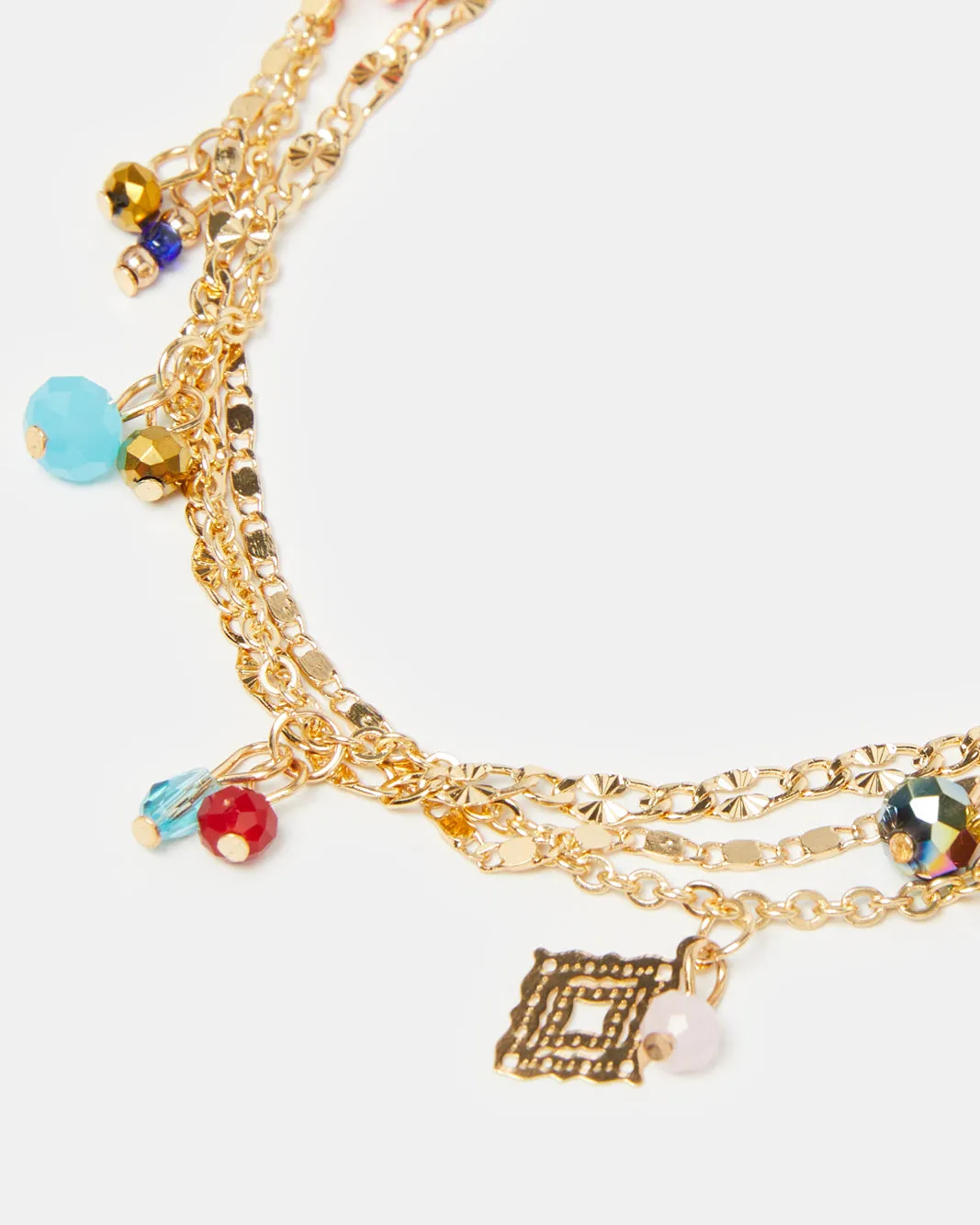 Women Gold Embellished Anklet sold by Redtag product image thumbnail 2