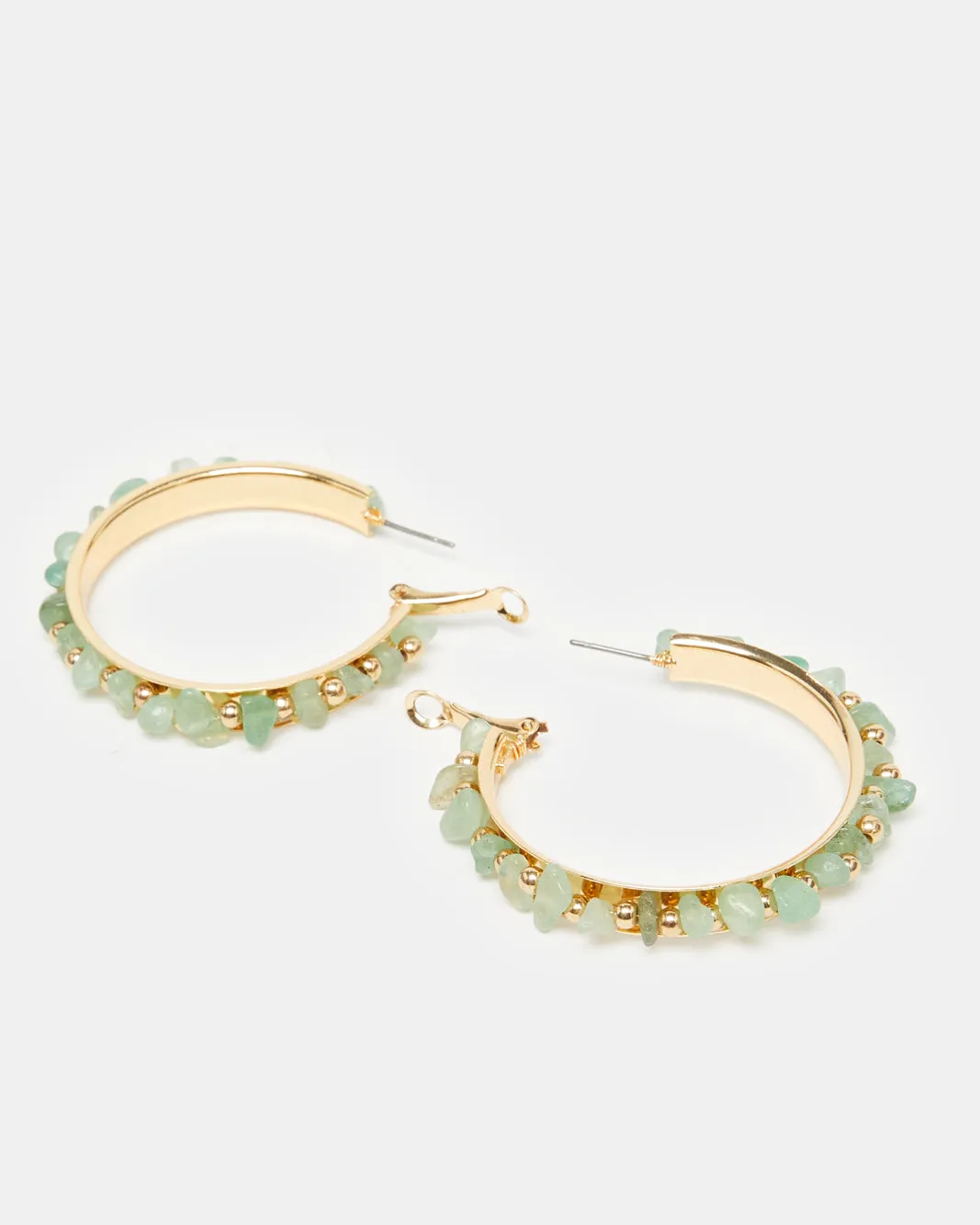 Women Gold Embellished Earrings sold by Redtag product image thumbnail 3