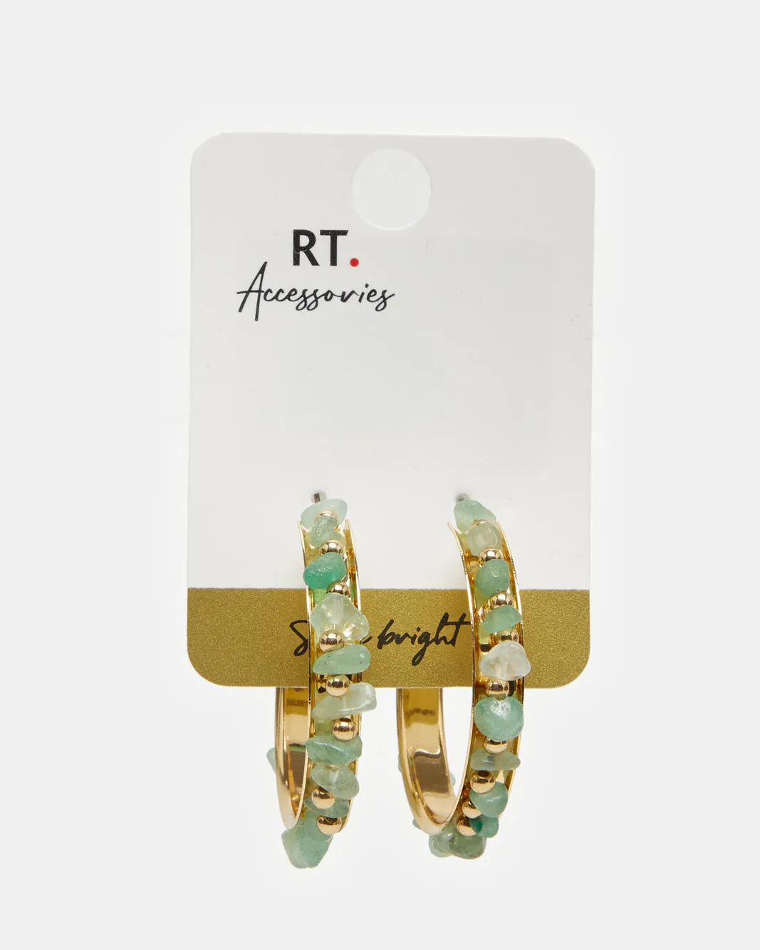 Women Gold Embellished Earrings sold by Redtag