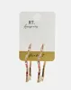 Women Gold Embellished Earrings sold by Redtag