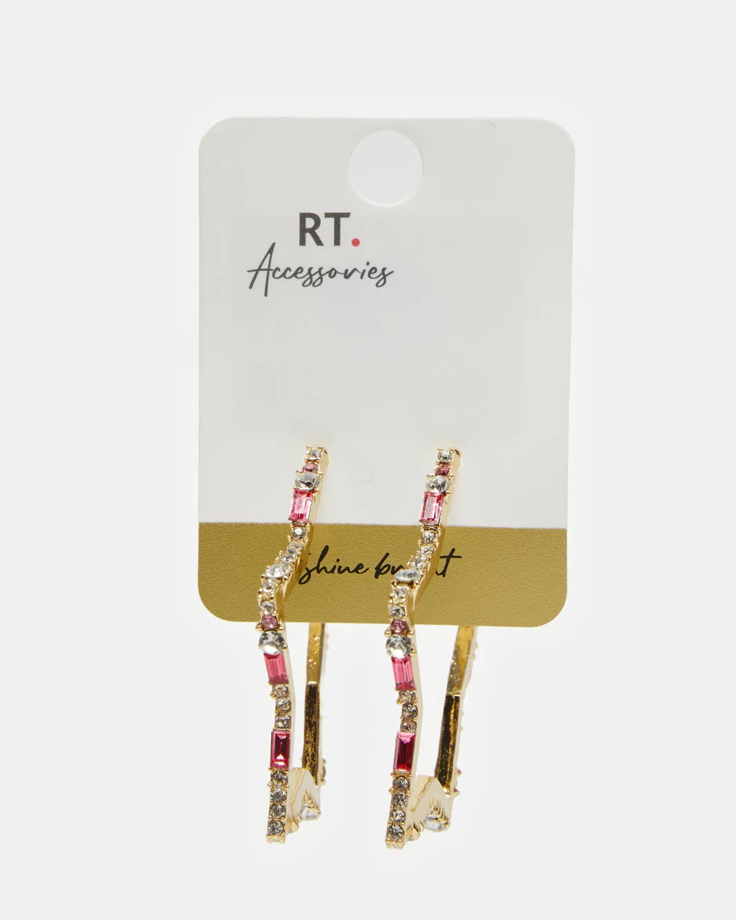 Women Gold Embellished Earrings sold by Redtag