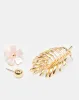 Women Gold Embellished Earrings Set (3 Pairs) sold by Redtag