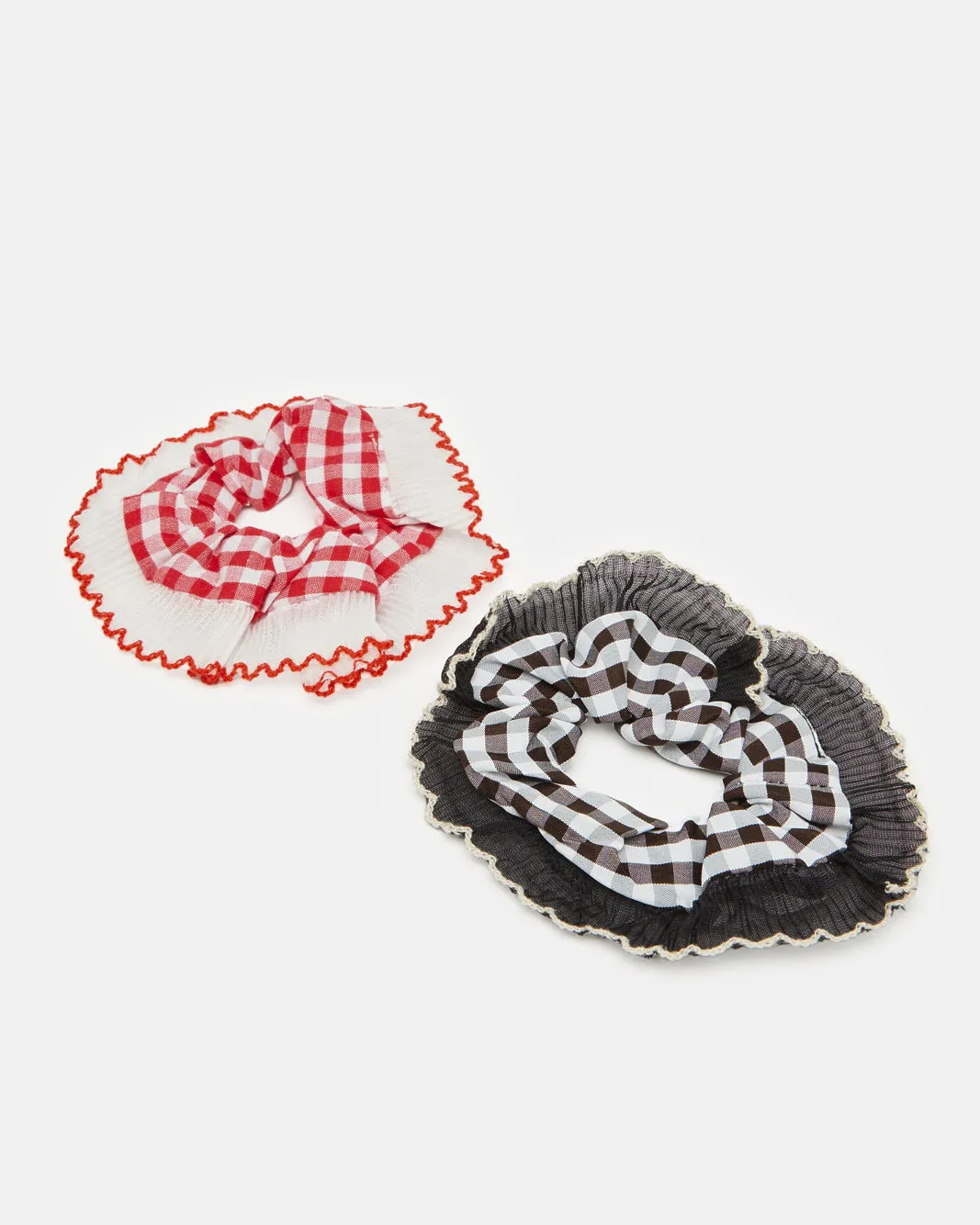 Women Red And Black Embellished Scrunchy Set (2 Piece) sold by Redtag product image thumbnail 2