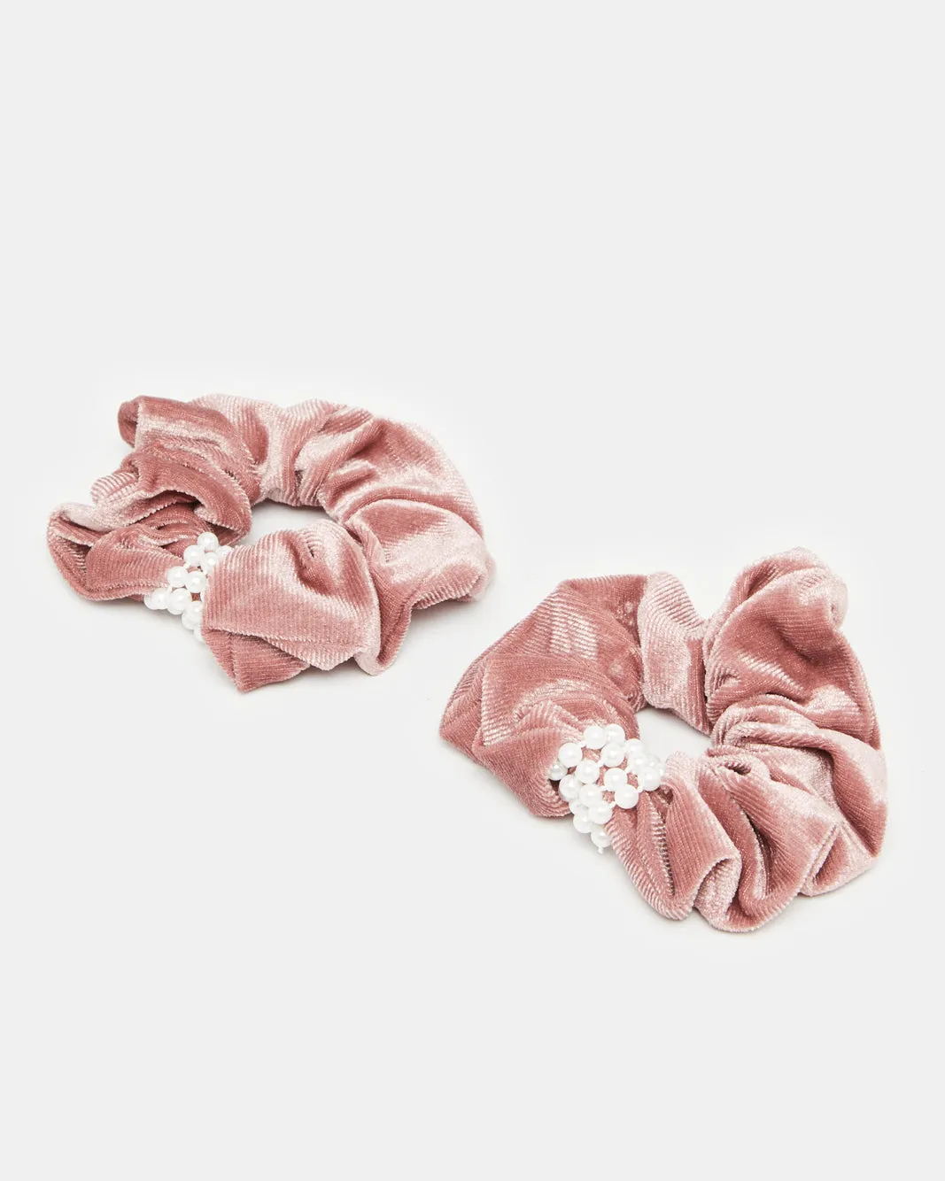Women Pink Embellished Scrunchy Set (2 Piece) sold by Redtag product image thumbnail 2