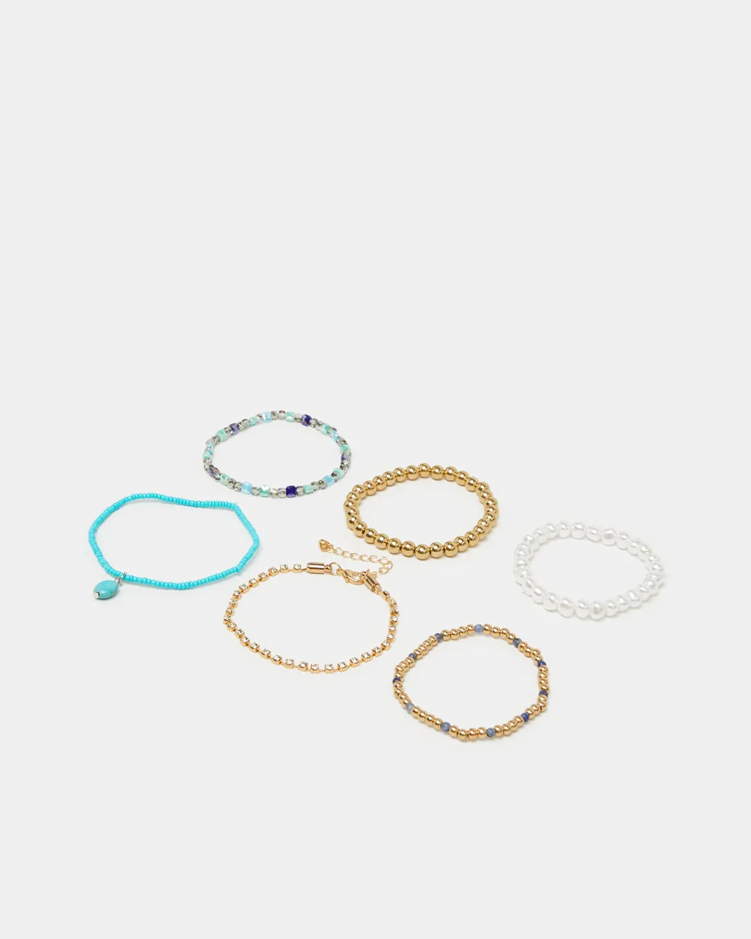 Women Assorted Embellished Bracelets Set Of (6 Piece) sold by Redtag product image thumbnail 2