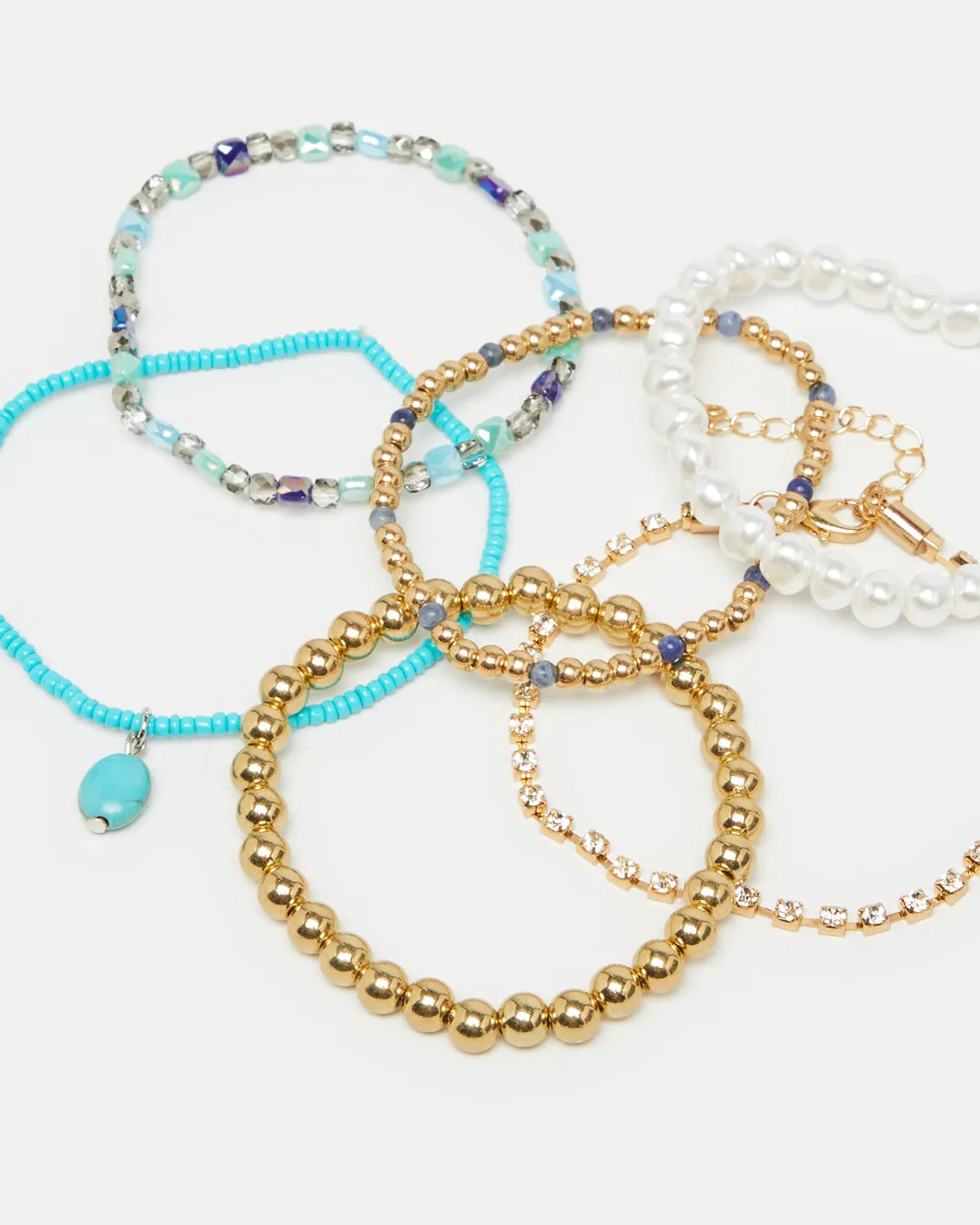 Women Assorted Embellished Bracelets Set Of (6 Piece) sold by Redtag product image thumbnail 3