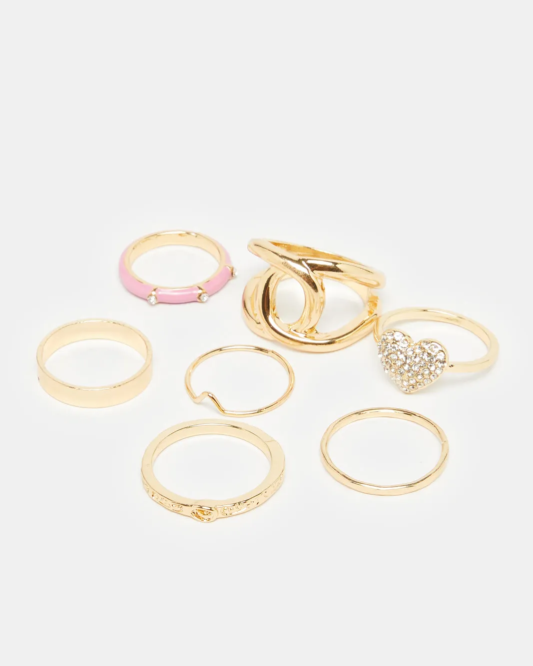 Women Gold Ring Set (7 Piece) sold by Redtag product image thumbnail 3
