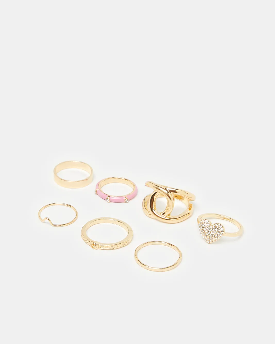 Women Gold Ring Set (7 Piece) sold by Redtag product image thumbnail 2