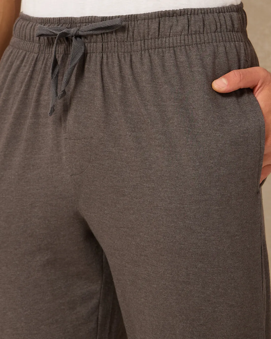 Men Charcoal Pyjama Bottom sold by Redtag product image thumbnail 4