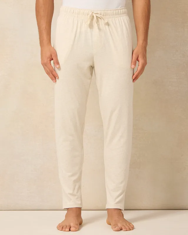 Men Ecru Pyjama Bottom sold by Redtag