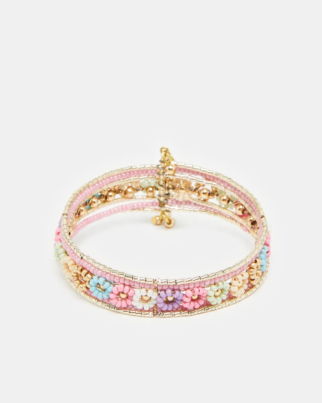 Girls Gold Embellished Necklace & Bracelet Set (2 Piece) sold by Redtag product image thumbnail 4