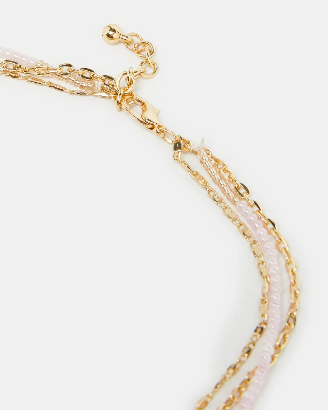 Girls Gold Embellished Necklace & Bracelet Set (2 Piece) sold by Redtag product image thumbnail 3