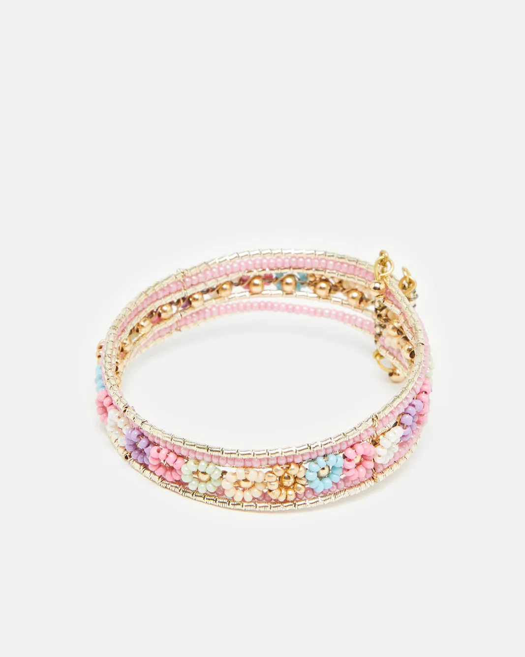 Girls Gold Embellished Necklace & Bracelet Set (2 Piece) sold by Redtag product image thumbnail 5