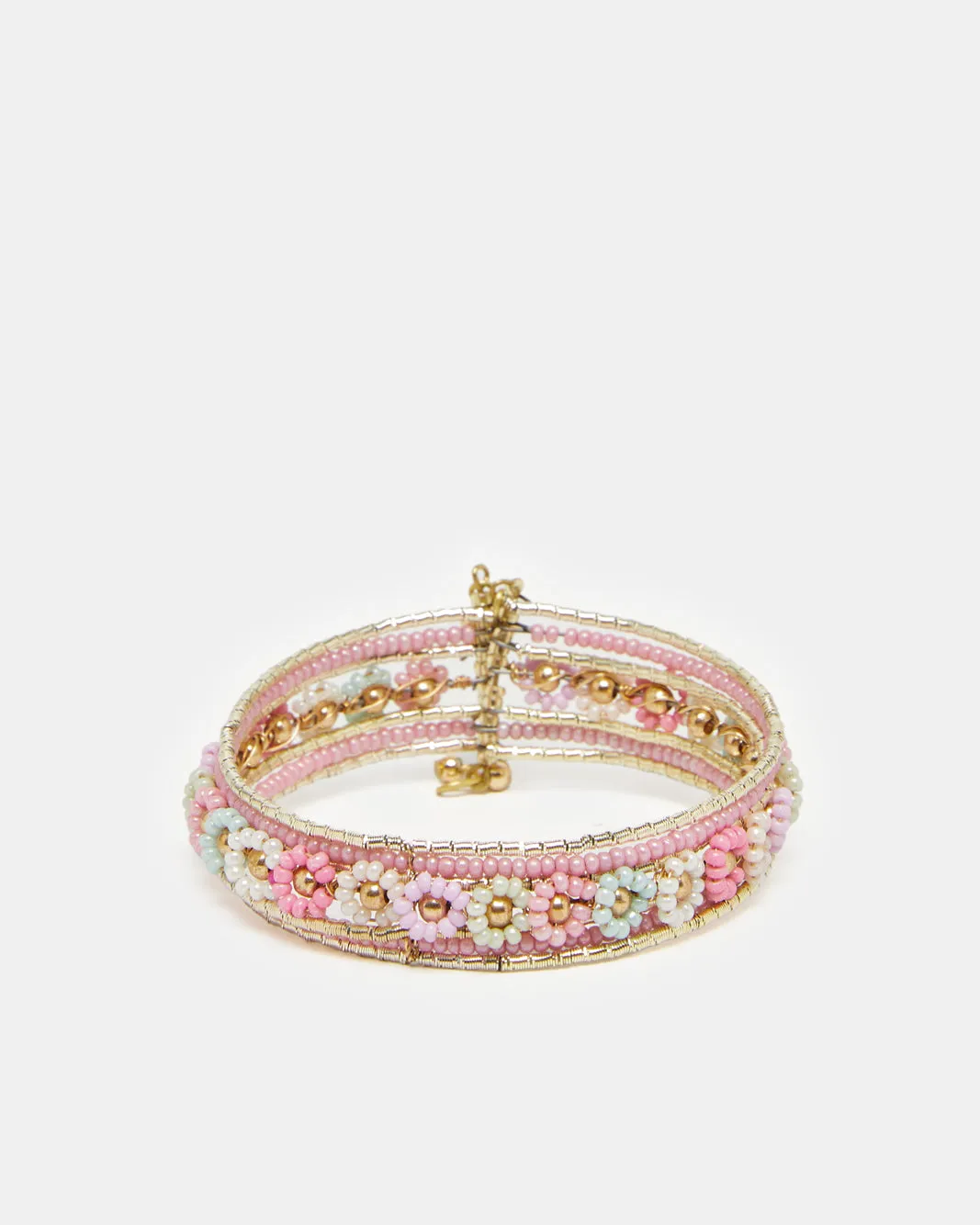 Girls Gold Pearl Embellished Bracelet sold by Redtag