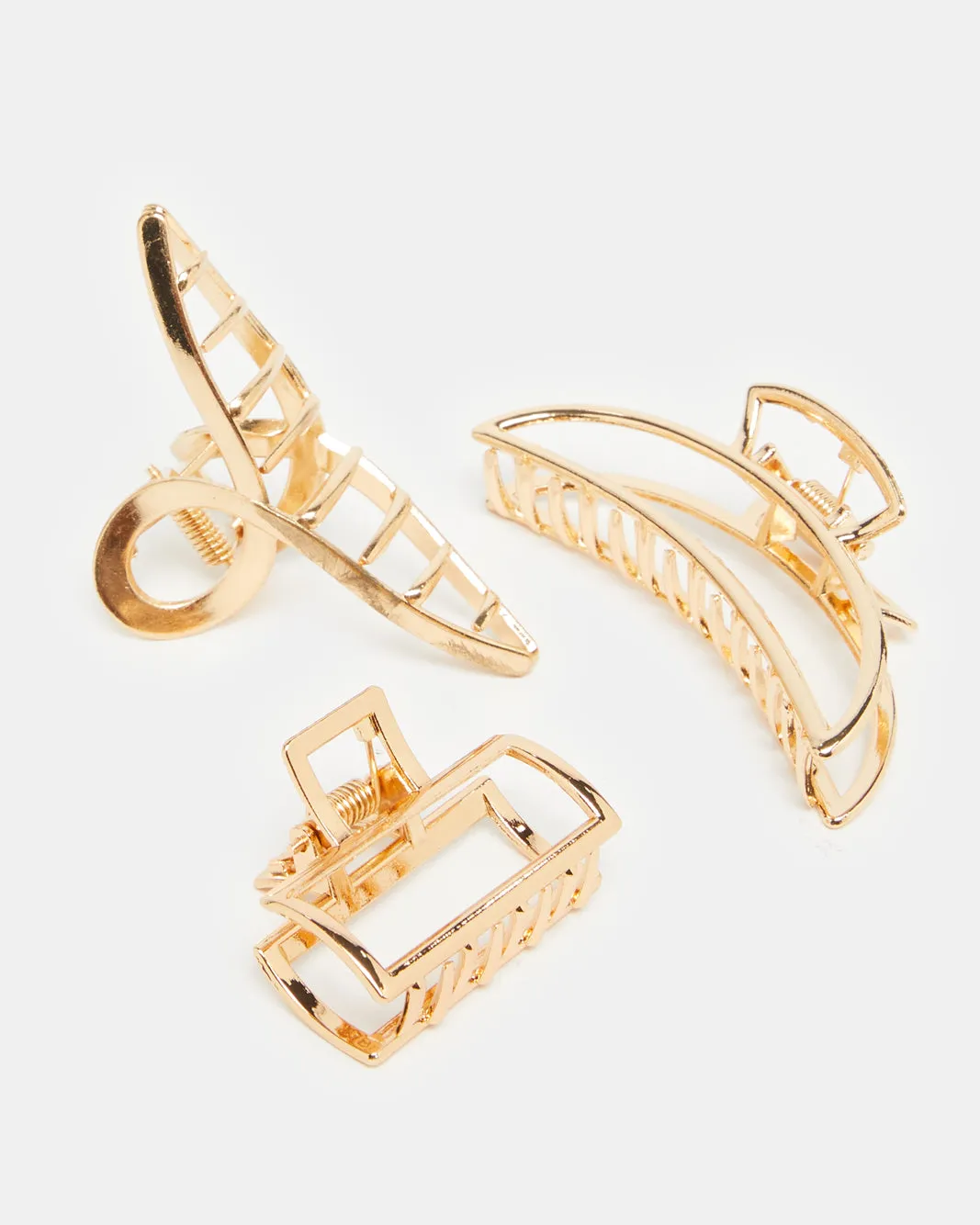 Women Gold Embellished Hair Clips (Pack of 3) sold by Redtag product image thumbnail 3